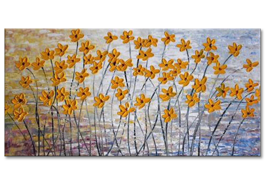 Orange Floral Splendor