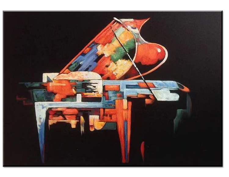 Colorful Grand Piano