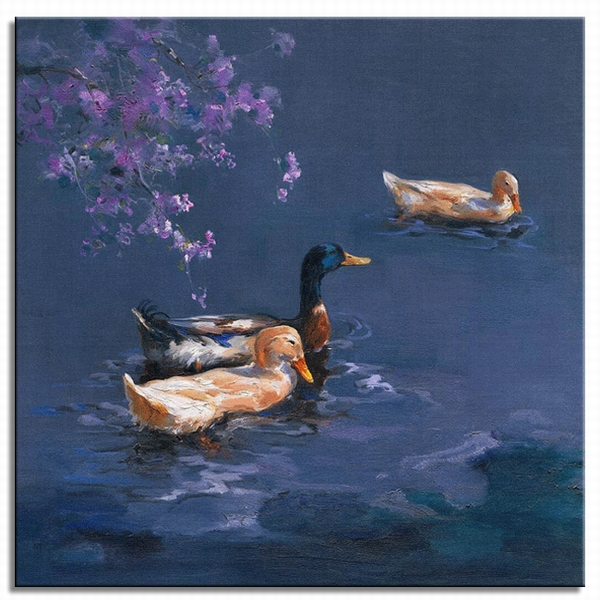 Swimming Ducks