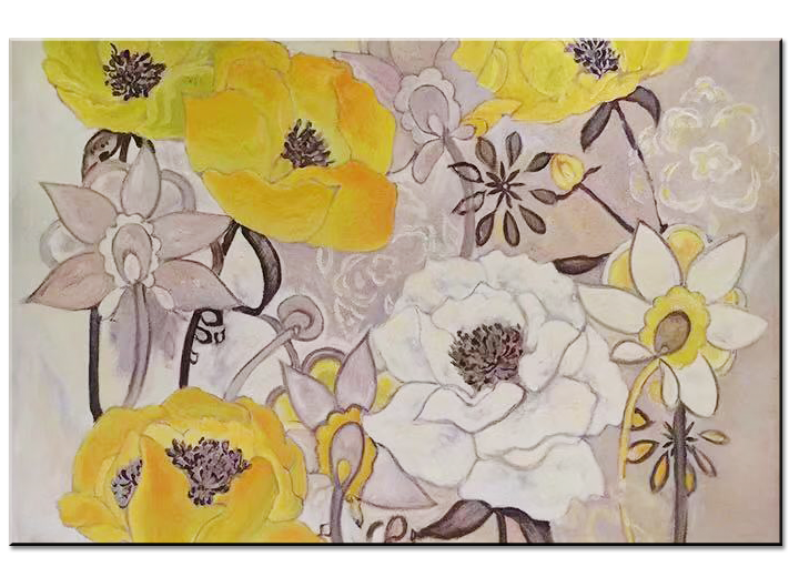 White and Yellow Flowers