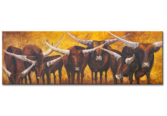 A Group of Oxen