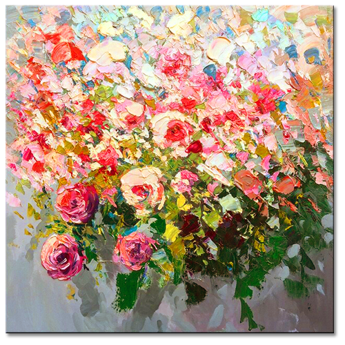 Summer bouquet roses