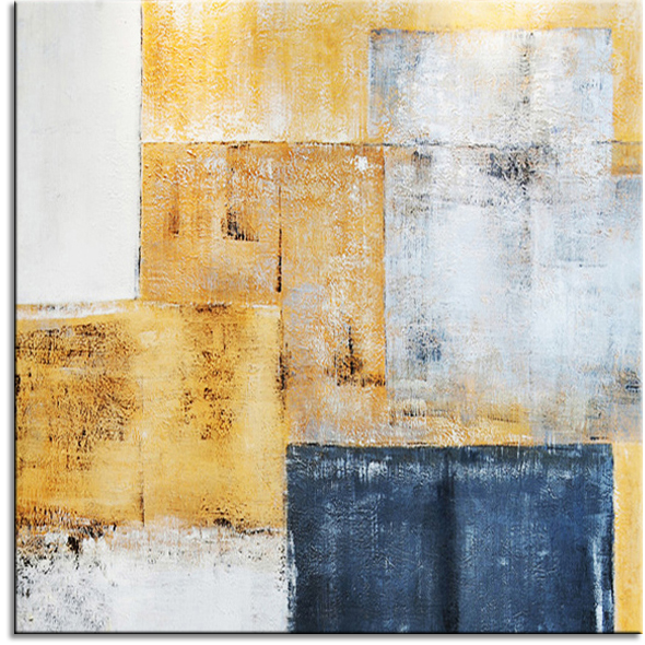 01 Chequer in yellow, blue and white