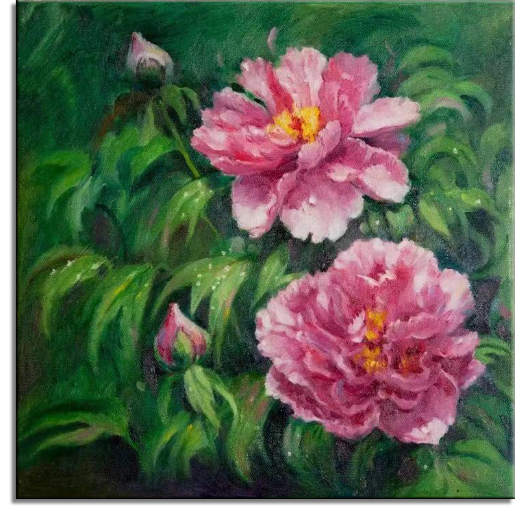 Pink Peony I