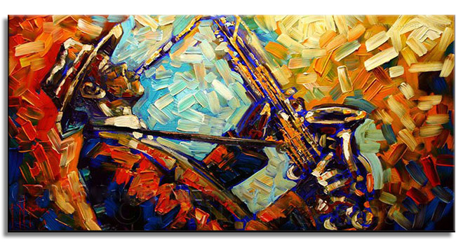 Musician with Sax I