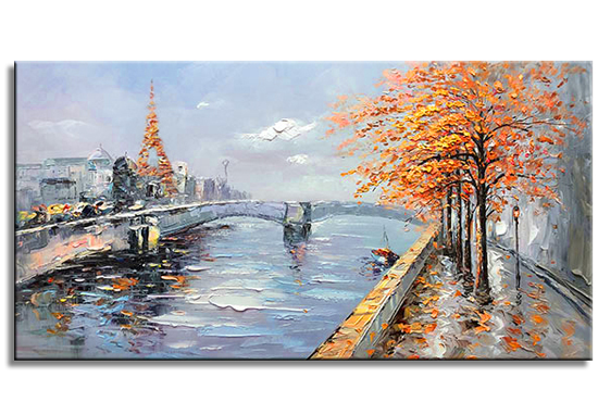 Seine & Eifel Tower Scene