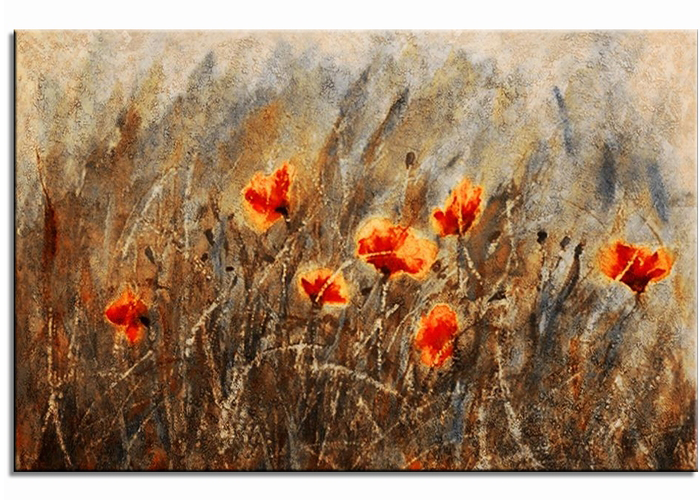 Poppies in the field