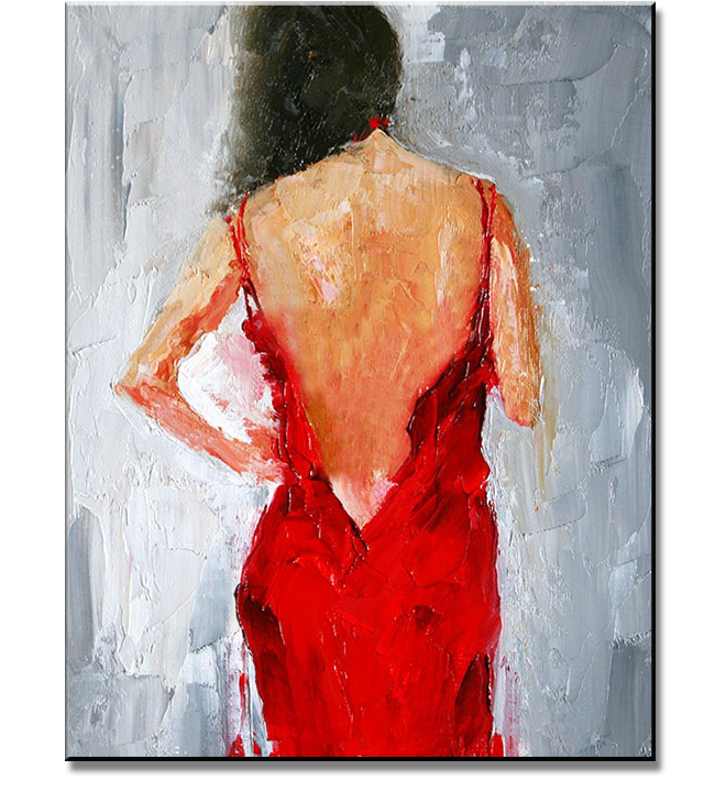 Red open Dress