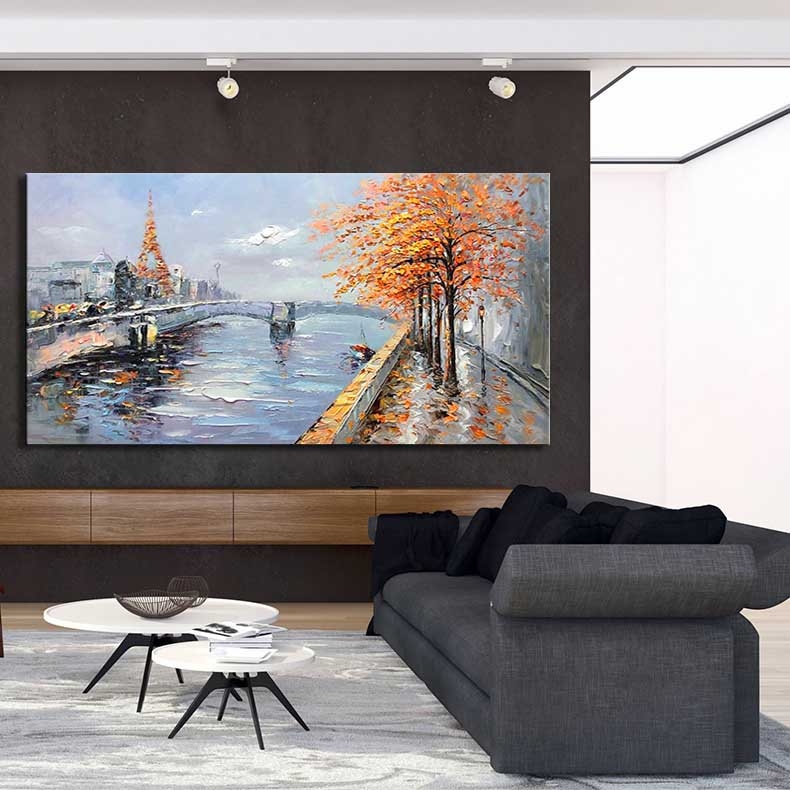Seine & Eifel Tower Scene