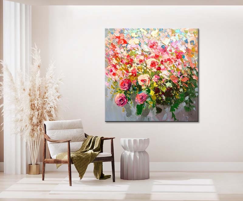 Summer bouquet roses