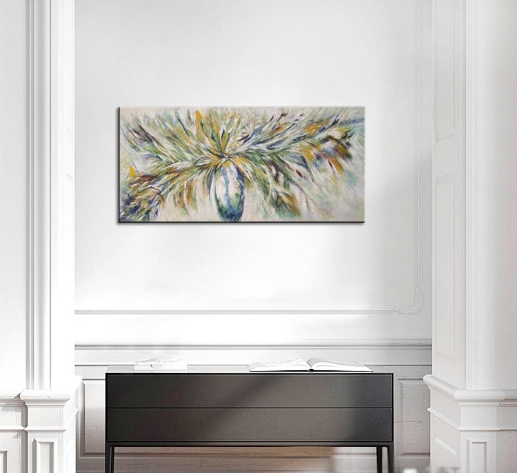 Vase with Blooming Flowers