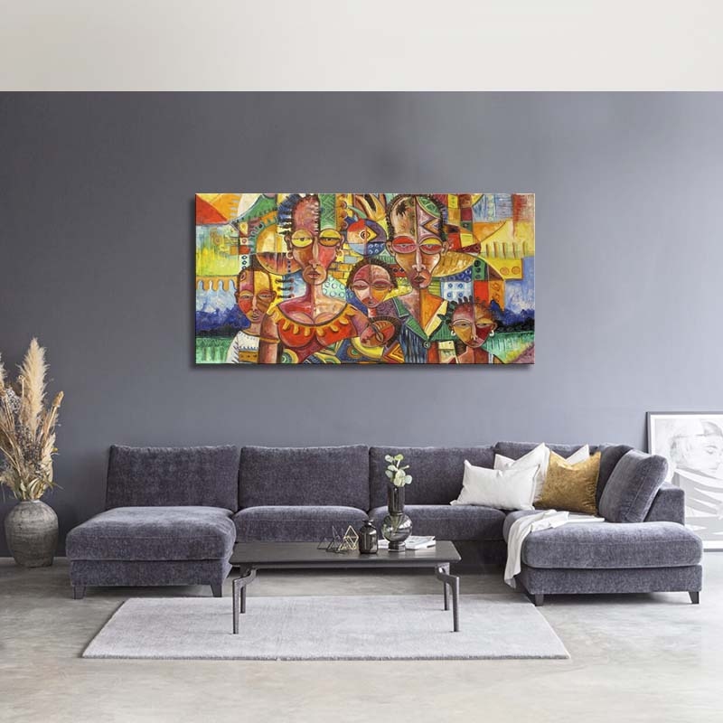 African Faces Art