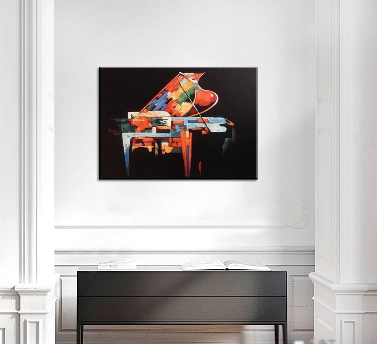 Colorful Grand Piano