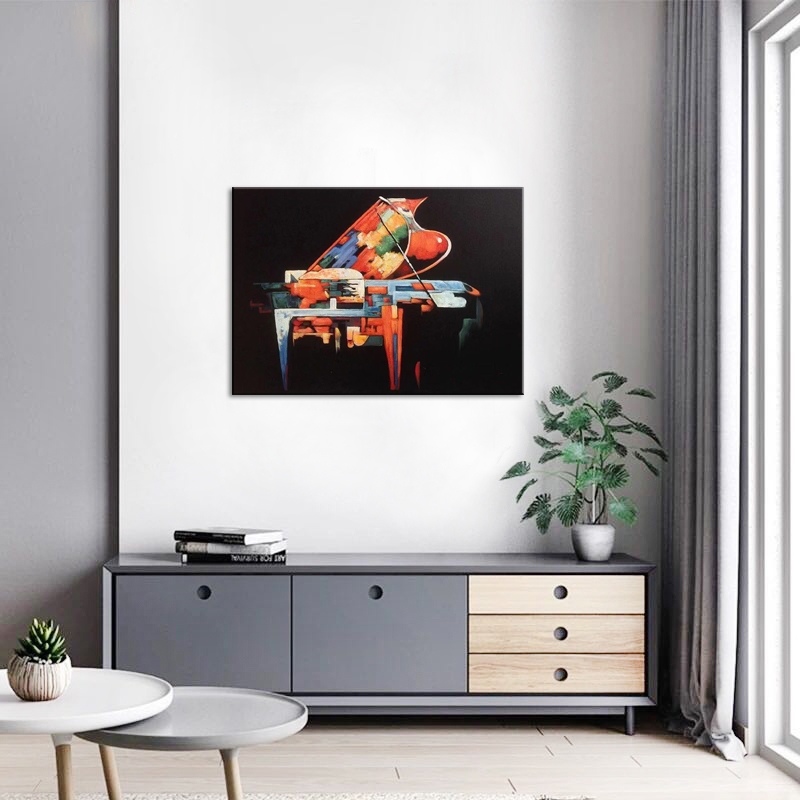 Colorful Grand Piano