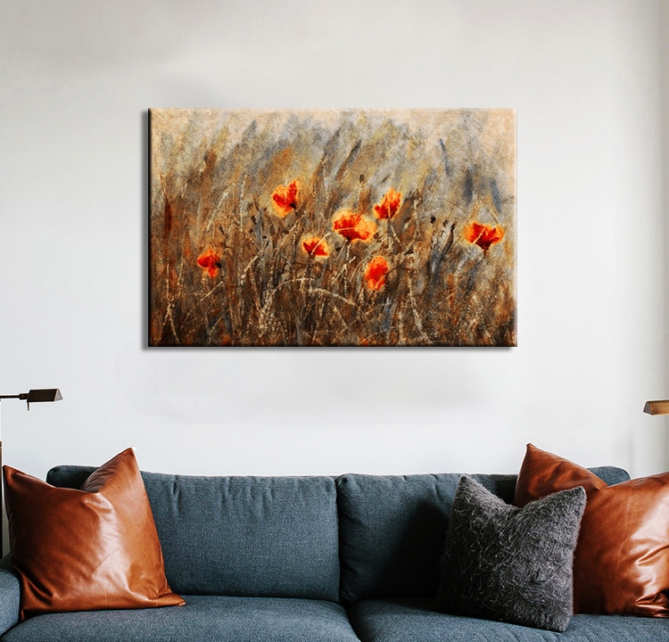 Poppies in the field