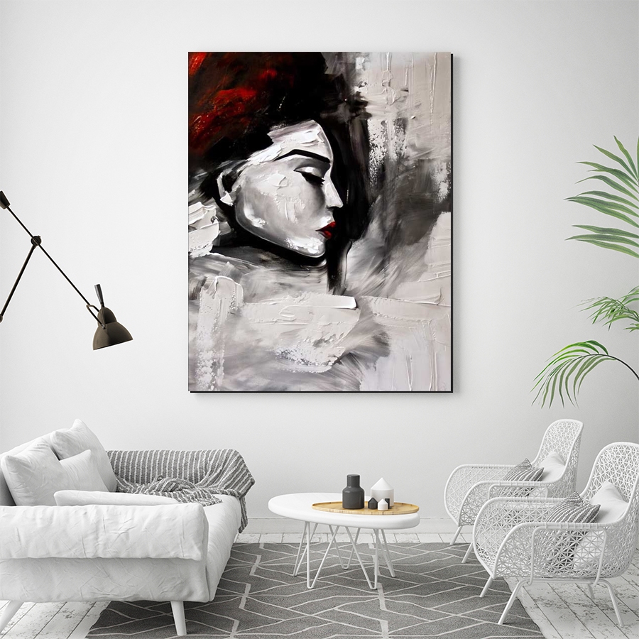 Woman with red hair