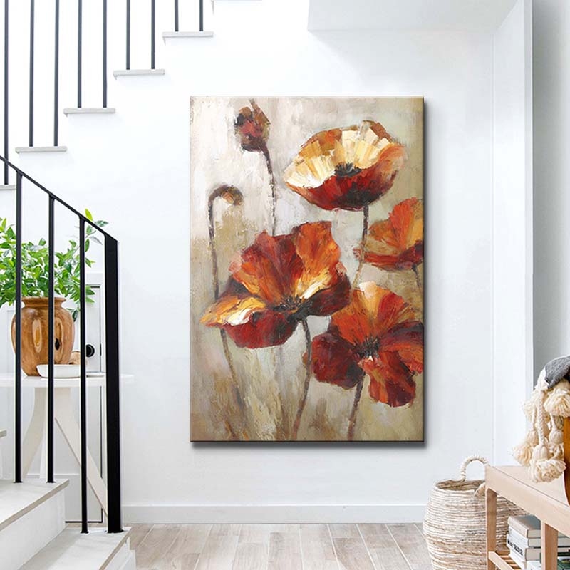 Gemälde mit Blumen