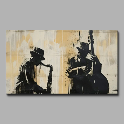 Muziek schilderijen